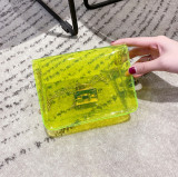 Fruit Green Fashion Casual Solid Transparent Crossbody Bag