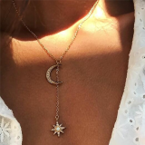 Gold Fashion Casual Necklace Pendant