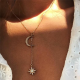 Gold Fashion Casual Necklace Pendant