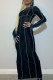Black Fashion Casual Solid Split Joint Hooded Collar Long Sleeve Dresses