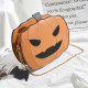 Brown Fashion Casual Patchwork Pumpkin Crossbody Bag