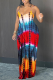 Red Sexy Patchwork Spaghetti Strap Sleeveless Two Pieces