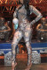 Multicolor Fashion Sexy Print See-through O Neck Long Sleeve Two Pieces