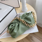 Yellow Fashion Casual Solid Messenger Bag