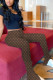 Brown Fashion Casual Print Fold Regular Mid Waist Trousers