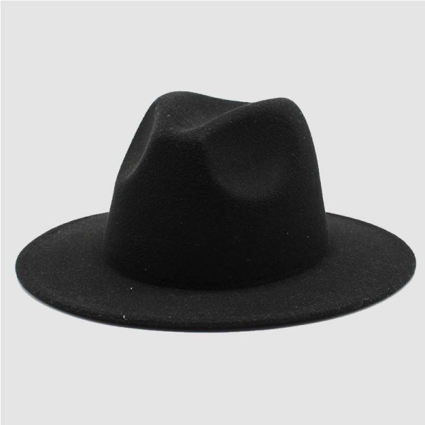 Black Fashion Casual Solid Hat