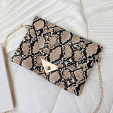 Khaki Fashion Print Crossbody Bag