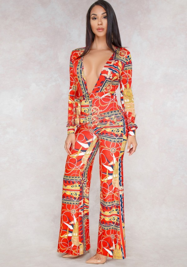 As Show-2 healthy colth Print Fashion Jumpsuits & Rompers