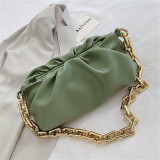 Yellow Fashion Casual Solid Messenger Bag