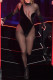 Black Fashion Sexy Patchwork Solid See-through O Neck Skinny Jumpsuits