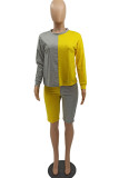 Red Sexy Solid Patchwork O Neck Long Sleeve Two Pieces
