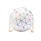 White Fashion Casual Print Messenger Bag