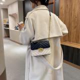 Black Fashion Casual Patchwork Solid Crossbody Bag