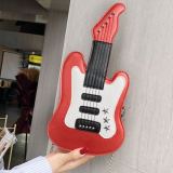 Red Fashion Casual Guitar Patchwork Crossbody Bag