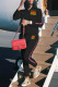 Black Fashion Casual Print Basic Zipper Collar Long Sleeve Two Pieces