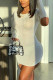 White Sexy Casual Solid Hollowed Out O Neck Long Sleeve Dress