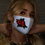 Pink Fashion Casual Print Face Protection