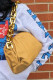 Yellow Fashion Casual Solid Messenger Bag