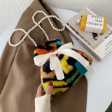 colour Fashion Casual Tie Dye Crossbody Bag