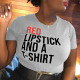 Grey Fashion Casual Letter Print Basic O Neck T-Shirts