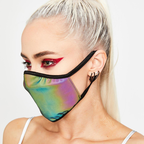 Colorful Fashion Casual Patchwork Face Mask