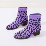Purple Sportswear Sequins Pointed Keep Warm Sport Shoes