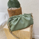 Yellow Fashion Casual Solid Messenger Bag