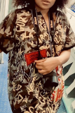 Camouflage Casual Camouflage Print Patchwork Zipper Collar Straight Jumpsuits