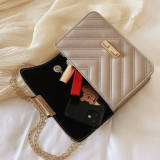 Black Fashion Casual Solid Crossbody Bag