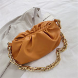Yellow Fashion Casual Solid Messenger Bag