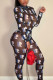 Blue Casual Print Hollowed Out Patchwork Tie-dye O Neck Long Sleeve Two Pieces