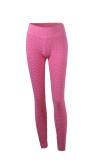 Light Purple Polyester Elastic Fly High Solid pencil Pants Bottoms