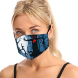 Yellow Fashion Casual Print Face Protection