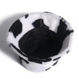 Black White Fashion Casual Print Hat