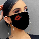 Black Fashion Casual Print Face Protection
