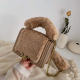 Khaki Fashion Casual Solid Chain Strap Crossbody Bag