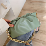 Yellow Fashion Casual Solid Messenger Bag