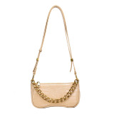 Purple Fashion Casual Solid Shoulder Bags