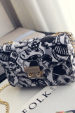 Red Daily Mixed Printing Print Bag Accessories