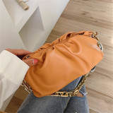 Yellow Fashion Casual Solid Messenger Bag