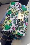 Red Daily Mixed Printing Print Bag Accessories
