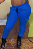 Red Sportswear Solid Pocket Harlan Mid Waist Bottoms