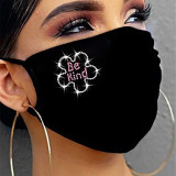 Black Fashion Casual Print Face Protection