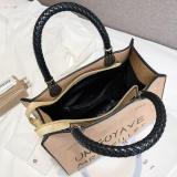 Silver Fashion Casual Letter Print Messenger Bag