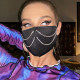 Black Fashion Casual Print Face Protection