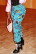 Blue Street Print Pencil Bottoms