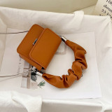 Red Fashion Casual Solid Chain Crossbody Bag
