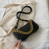 Purple Fashion Casual Solid Shoulder Bags