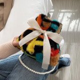 colour Fashion Casual Tie Dye Crossbody Bag
