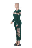 Colorful Blue Sexy Solid Patchwork O Neck Long Sleeve Two Pieces